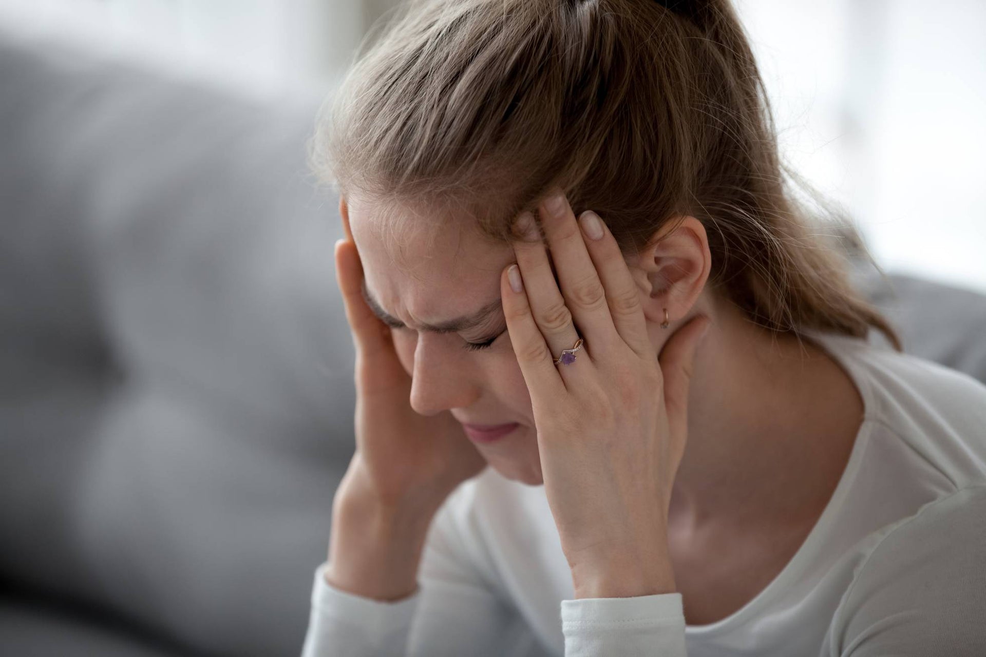 vrouw last van hsp slaap