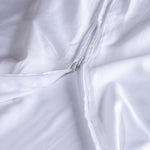 Novaline weighted blanket cover bamboo white zipper