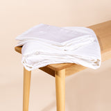 Novaline weighted blanket cover bamboo white