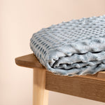 Gewichtsdecke 2 kg - 90x120 cm + Bezug Grau Minky