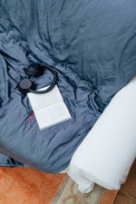 Novaline weighted blanket with bamboo cover blue